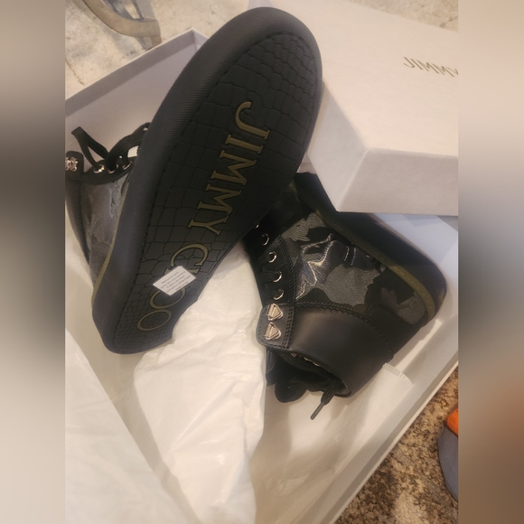 SOLD - Jimmy Choo Camo High tops - Picture 3 of 3